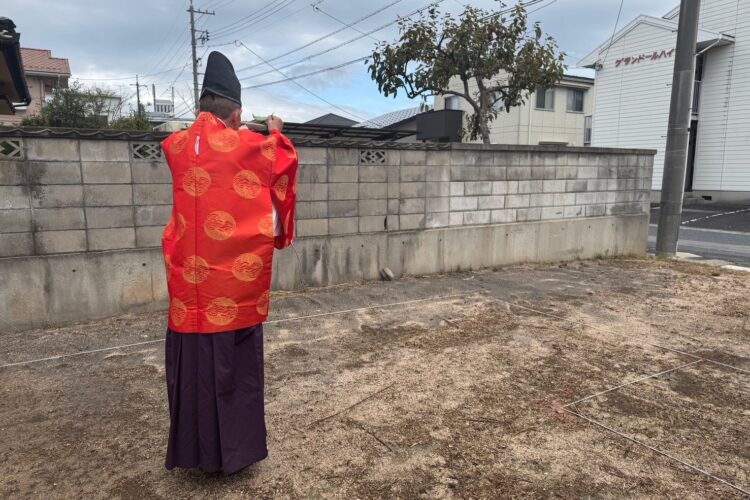 地鎮祭をしました