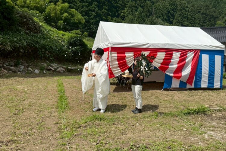 地鎮祭をしました
