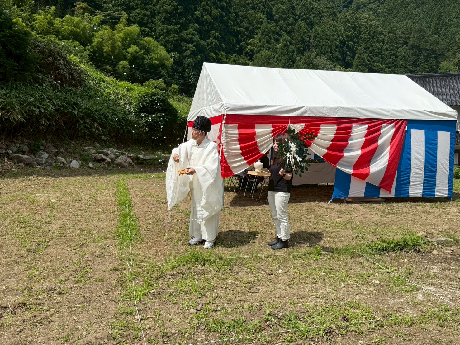 地鎮祭をしました